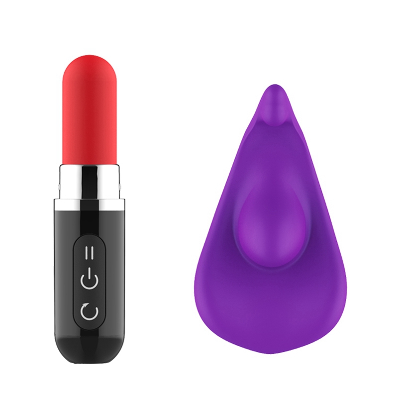 Lipstick Like Remote Control Vibrator Invisibly Wearable Clitoral Stimulator