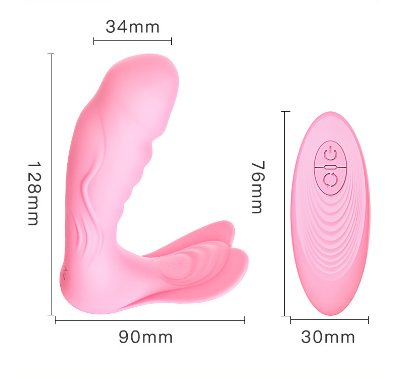 Invisible Wearable Remote Control Dildo Vibrator For Female Masturbation Clitoris G-Spot Stimulator USB Rechargeable Massager