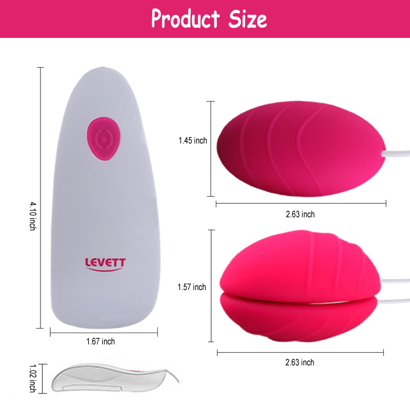 LEVETT Beren Remote Control Egg Vibrator Composable Detachable Multiple Modes