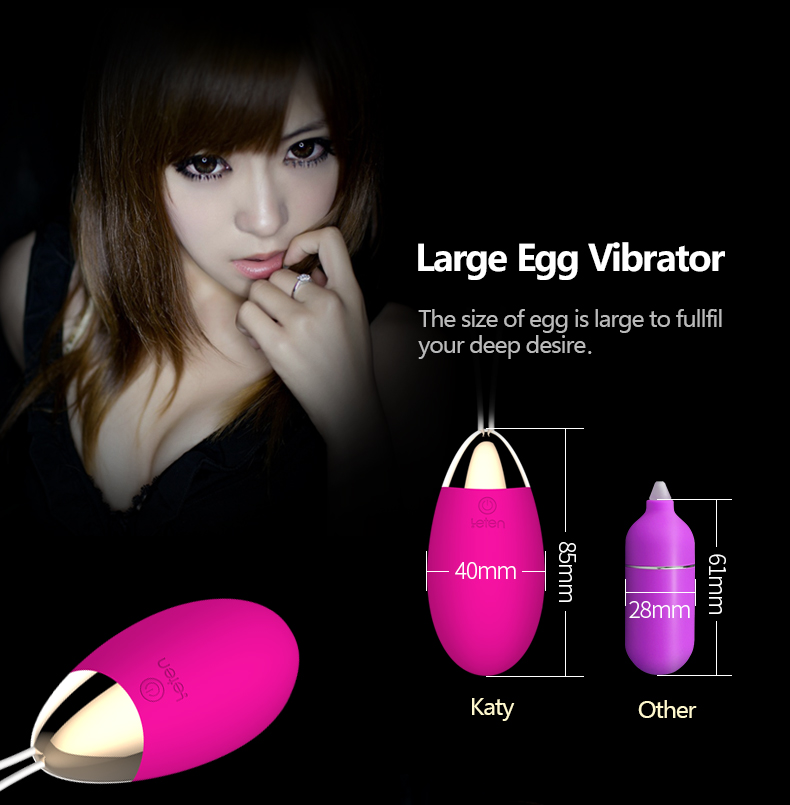 Leten Beads Plug Powerful Pink Vibrating Anal Toy