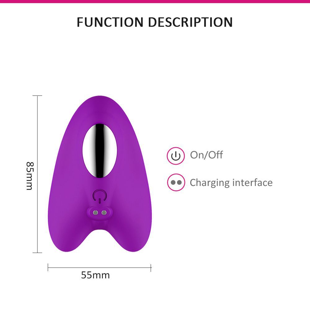 EBBY Wearable Clitoral Massager Lipstick Shape Remote Control Vibrator