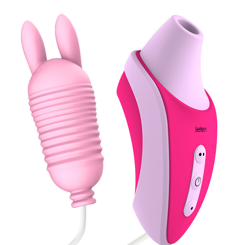 Clitoris Stimulation Tongue Vibrator Licking Heating Vibrating Multi-Function Massager for Leten Clitoral Suction Vibrator Clit Massage Rechargeable Vibrating Love Egg Rabbit Dildo - Pink