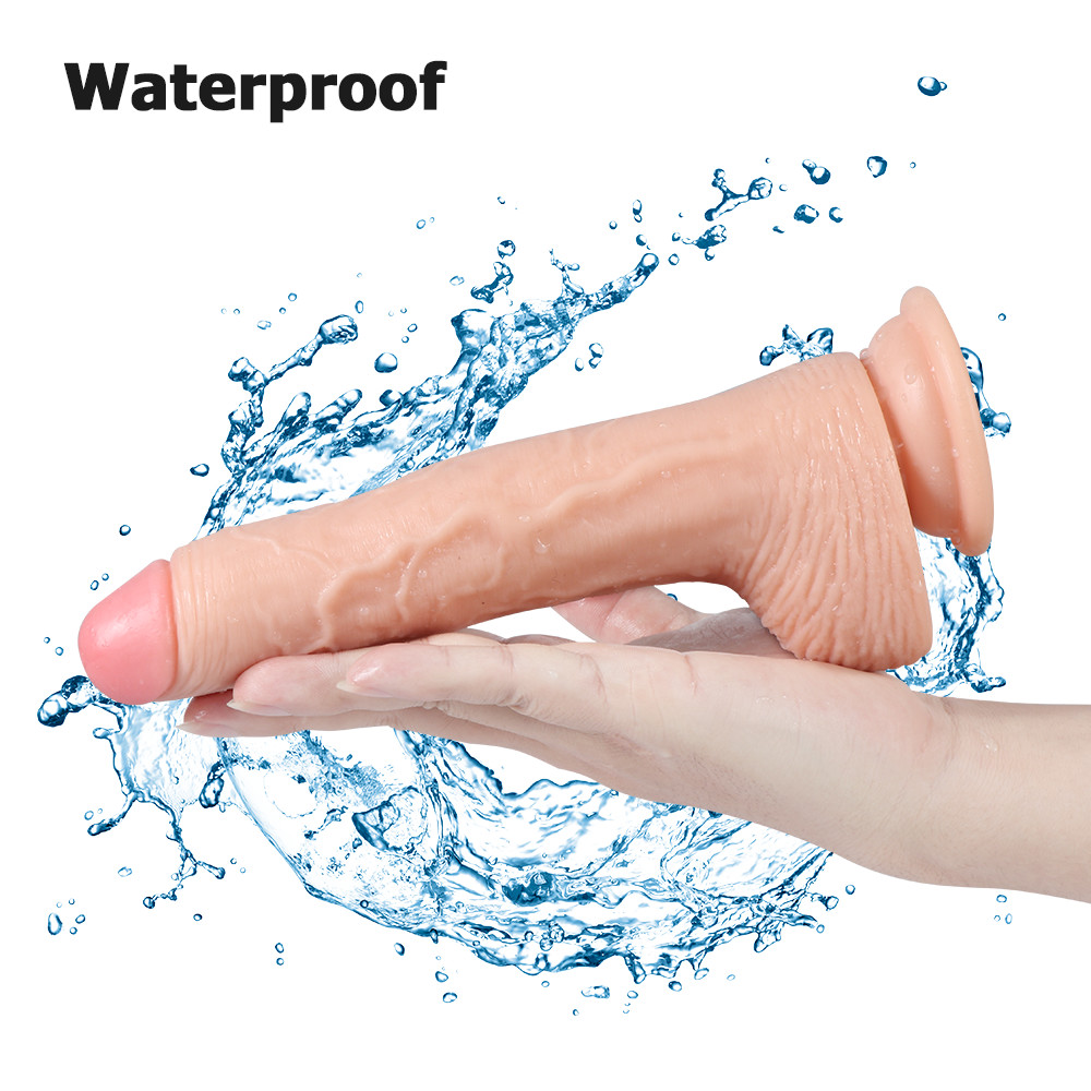 Super Realistic Soft Silicone Dildo Suction Cup Strapon Male Artificial Penis Large Flexible Masturbator Sex Toys For Woman