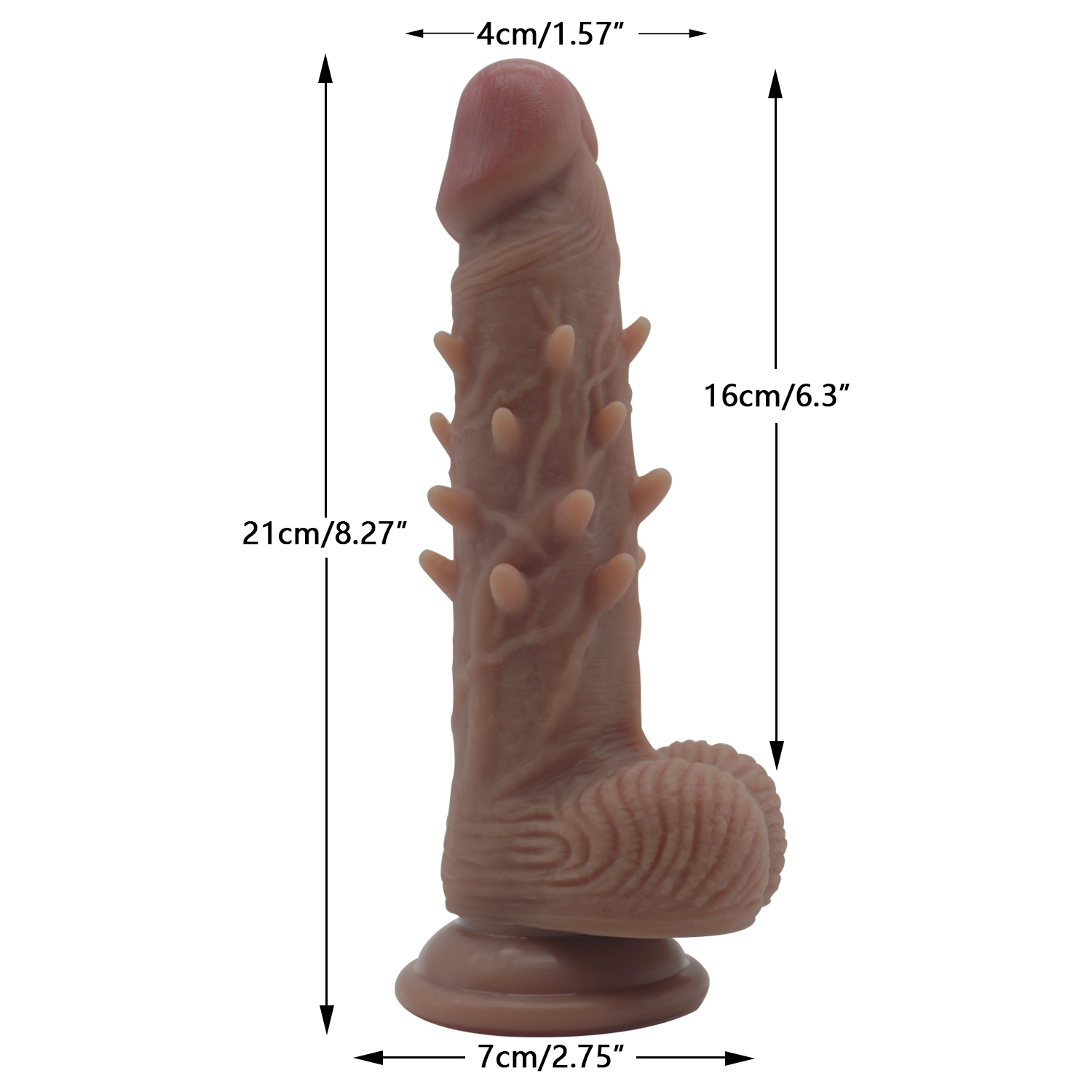 Barb penis true muscle master liquid silicone double hardness simulation penis wearing leather pants female masturbator