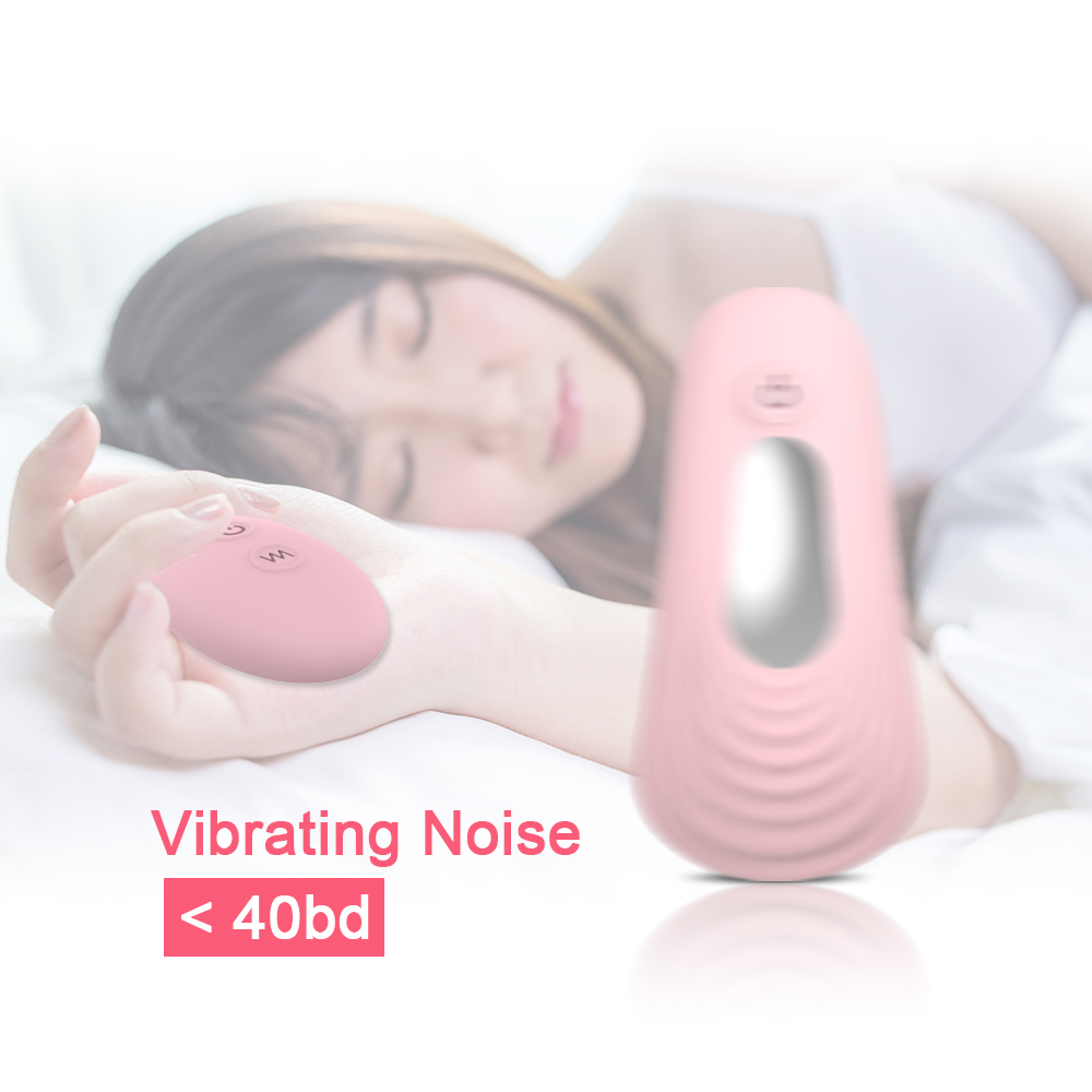 Wireless Remote Clit Vibrartor with Low Noise Waterproof Invisible Female Sex Toys Adult Toys - Pink