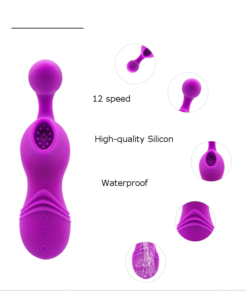 Man Nuo Nipple Clit Stimulator Naughty Vibrators