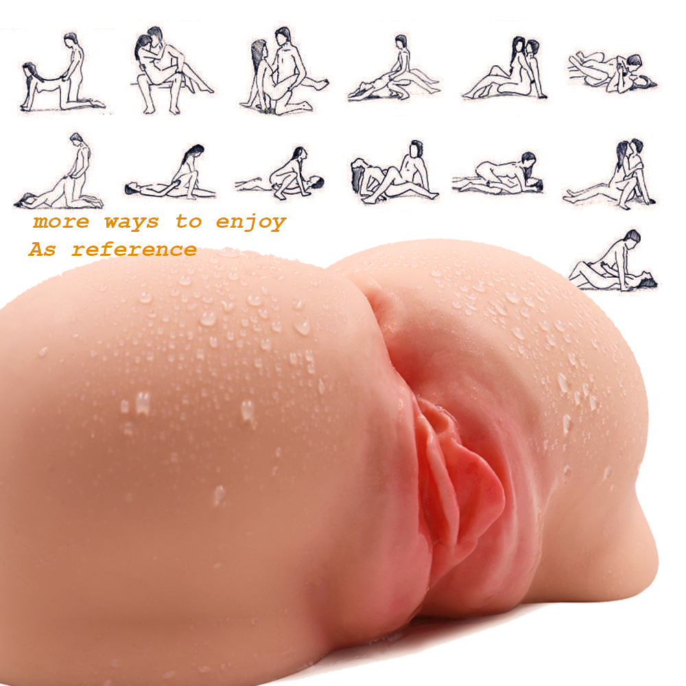 Male masturbator butt inverted mold solid doll