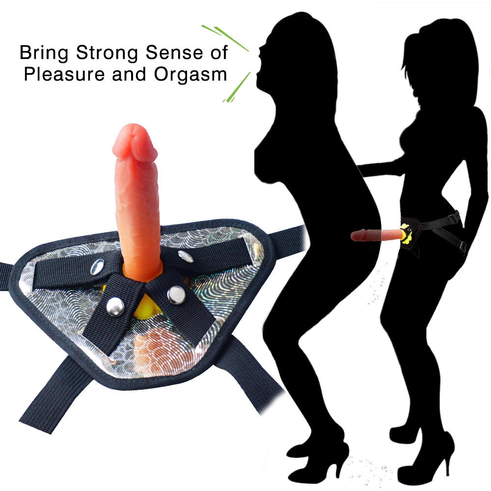 Big Dildos strapon huge dildo strap on realistic soft penis suction cup harness leather pants sex toy for lesbian women