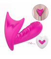 Clit Massage-Triggerpunkte-Fernbedienung Tragbar-Vibrator-Mit 7 Vibrations-3 Speed - Rose