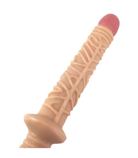 Schwert-Form-Große Dildos-Griff-Design Groß Klein Fleisch Penis Flexibler Und Realistischer Dildo Schwanz Weibliche