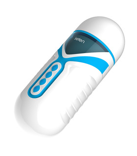 Leten Capsule Intellisense Suck Clip Male Masturbators Vibration Moaning Vagina - Blue