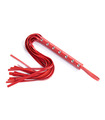 Couples Fetish Spanking Whip PU Leather Flogger - Red