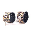 Leopard Bondage Restraints Kit BDSM Ball Gags 5 Piece