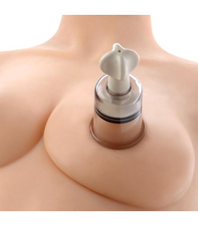 Single Twisted Vacuum Nipple Sucker Clit Pump Multiple Size Breast Shaping Trainer