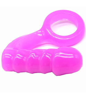 FAAK Female masturbation conjoined penis ring penis features hot new mini sex adult supplies anal plugs