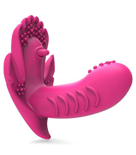 Double Motors Wearable Remote Control Vibrator