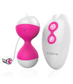 Wireless Remote Control Vibrator Kegel Balls Vibrating Egg by Nalone - Pink