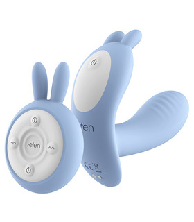 Leten Heating Wearable Rabbit Remote Control Vibrator Female Invisible Masturbation