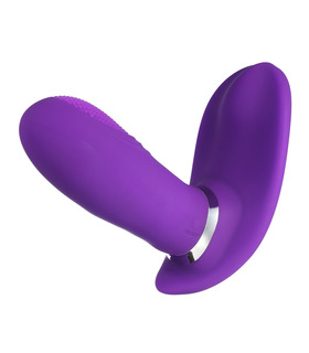 Heating Wearable Wireless Remote Control Vibrator Dotted G-Spot And Clit Stimulation