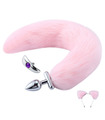 Fox Tail Tropfen-Design Butt Plug mit Ohren-Haar-Band