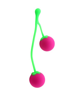 Cherry Imitation Vagina Contracted Kegel Ball - Pink