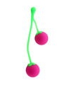 Cherry Imitation Vagina Contracted Kegel Ball - Pink