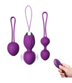 Fovel Fernbedienung Vibratoren Kegel-Kugeln-Kit Vibrating Massager Rechargeable 3pcs