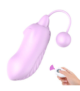 Wireless Remote Control Vibrator Liebe Eier Fox-Schwanz-Design Mit Mehreren Frequenzen