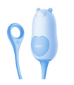 Leten Kungfu Bear G-spot Virbators Cute Mini Kegel Balls Heating Sex Toys For Women - Blue