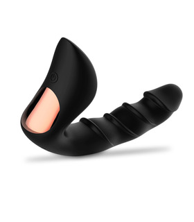 Man Nuo Keyes Dildo Wireless Vibrating Prostate Anal Toys - Black