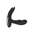 Wireless Remote Control Vibrating Prostate Massager with Balls Clamp Smart Heating - Black