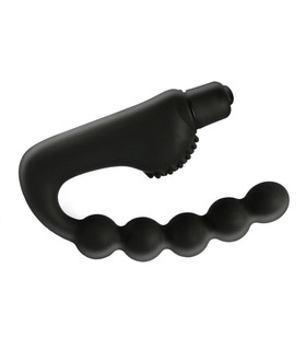 SEXTHROB Anal Beads Gourd Prostate Massager - Black