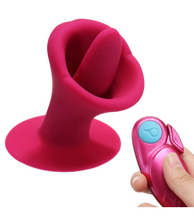 Licking Tongue Rechargeable Remote Control Vibrator