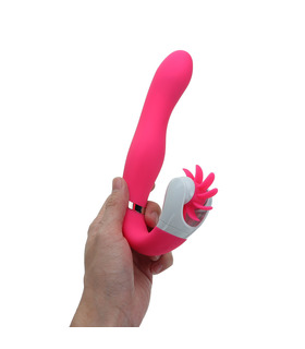 Heating Rotation Licking Tougue Kiss Clitoral G-spot Vibrators 12 Modes