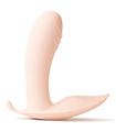 Jeusn Invisibly Wearable Wireless Remote Control Vibrator Intelligent Warming Up - Nude