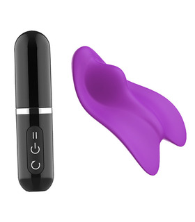 EBBY Tragbar Klitoris-Massagegerät Lippenstift-Form-Remote Control Vibrator