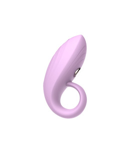 Leten Mini-Finger-Ring-Vibratoren, Weibliche Masturbator Elastischen Stimulator - Pink