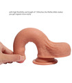 Prepuce double layer silicone artificial penis skip egg vibrator for women's adult products