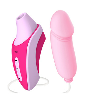 Leten Klitoris-Saug-Vibrator-Clit Massage Rechargeable Vibrating Love Egg Rabbit Dildo